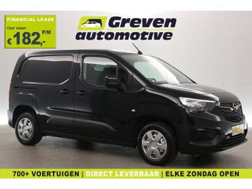 Opel Combo 1.5D | Airco | Cruise | Carplay | Parkeersens., Euro 6, Zwart, Nieuw, Lease
