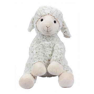 Schaap/lammetje knuffel - pluche - wit - 50 cm, Verzenden, Nieuw