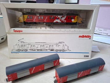 Märklin H0 - 3388 - Modeltrein motorwagen (3) - Gele verf, Nieuw