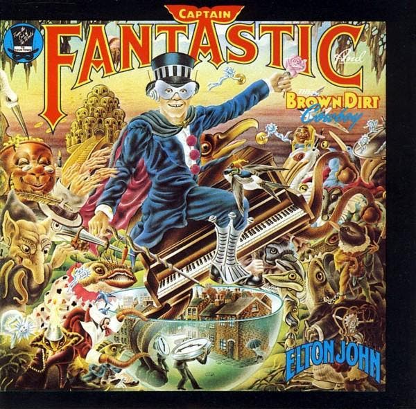 cd - Elton John - Captain Fantastic And The Brown Dirt Co..., Cd's en Dvd's, Cd's | Overige Cd's, Zo goed als nieuw, Verzenden