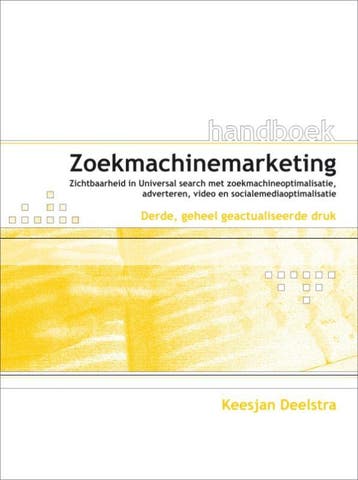 Zoekmachinemarketing / Handboek - Keesjan Deelstra, Verzenden, Gelezen, Keesjan Deelstra