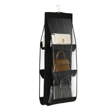 Tassen organizer - Opbergen van 6 Handtassen - Zwart -, Verzenden, Nieuw