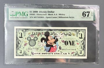 Verenigde Staten van Amerika. - Disney - 1 Dollar 2000 -