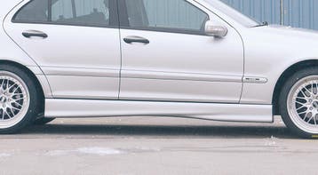 Rieger side skirt | C-Klasse (W203): 05.00- - Sedan, T-model, Verzenden, Nieuw, Mercedes-Benz