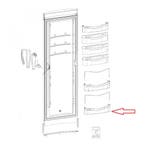 Dometic RML8330 Deurvak Blauw Fendt 341mm, Ophalen of Verzenden, Nieuw