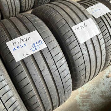 2 x Michelin Pilot Sport 4 275-35-19 Zomerbanden 6mm, 19 inch, Gebruikt, 275 mm, Ophalen of Verzenden
