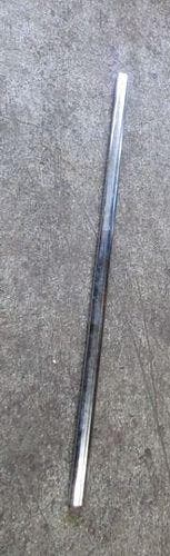 Ovale buis, metaal, chroom 100cm, Gebruikt
