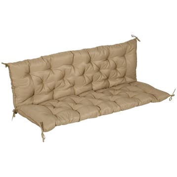 TRUUSK 3-zits Bankkussen 150x98x8 cm - Met Banden - Outdoor/, Tuin en Terras, Verzenden, Nieuw