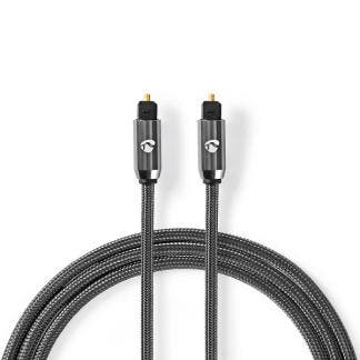 Optische kabel | M  M | Toslink | Nedis | 5 meter (Verguld), Verzenden, Nieuw