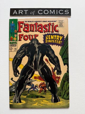 The Fantastic Four #64 - 1st Kree Sentry - 1 Comic - Eerste, Nieuw