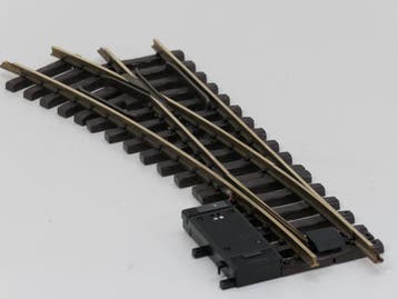 LGB 16150 Digitaal Elektr.Weiche,links.R3,22.5Grad (Messing), Ophalen of Verzenden, Gebruikt, Rails, LGB