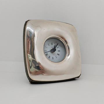 Tafel/bureauklokken - Zilver - 1980-1990