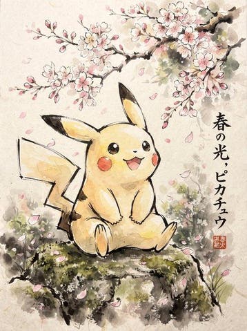 Henshin (Marco Celante) - Pikachu | Spring Light Cherry, Nieuw