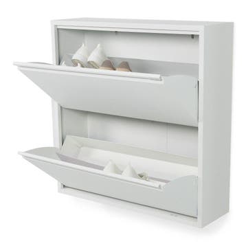 Spinder Design Billy 2 schoenenkast - wit, Verzenden, Nieuw
