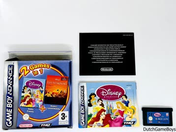 Gameboy Advance / GBA - 2 Games In 1 - Disney Princess / Lee, Verzenden, Gebruikt
