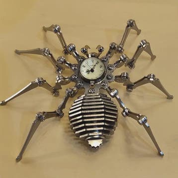 Unieke Steampunk Spin Tijdmodel - Metalen Handgemaakt Decora
