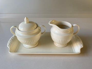 Wedgwood - Suiker en roomstel (4) - Edme - Aardewerk