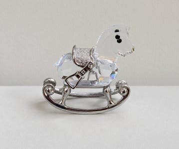 Swarovski - Figuur - Rocking Horse, Silver - 626866 -