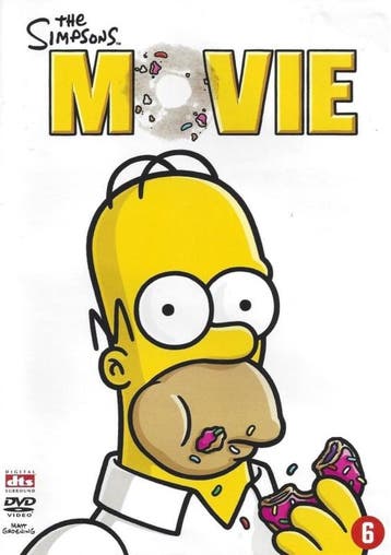 The simpsons movie (dvd tweedehands film), Ophalen of Verzenden, Zo goed als nieuw