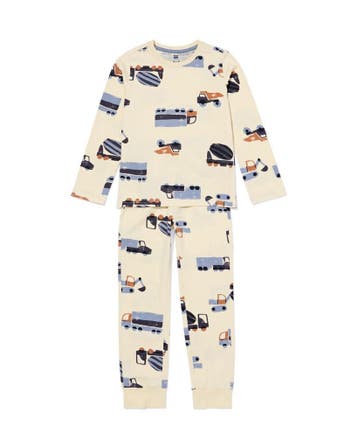 HEMA Kinderpyjama auto gebroken wit laag geprijsd, Verzenden, Nieuw