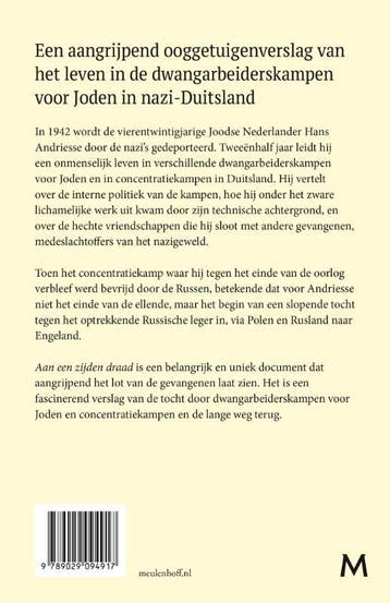 Aan een zijden draad 9789029094917 Hans Andriesse, Verzenden, Gelezen, Hans Andriesse