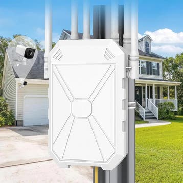 N300 outdoor wifi-repeater met 6 antennes, outdoor lange..., Verzenden, Nieuw