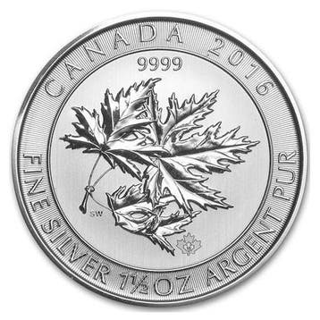 Canadian Multi Maple Leaf 1.5 oz 2016, Verzenden, Noord-Amerika, Losse munt, Zilver