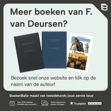 1 TIMOTHEUS (geb) - F. van Deursen 9789058814340, Verzenden, Gelezen, F. van Deursen