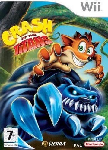 Wii Crash of the Titans, Spelcomputers en Games, Verzenden, Zo goed als nieuw