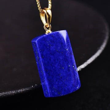 No Reserve - Natuurlijke lapis lazuli hanger - Een creatie, Verzamelen, Mineralen en Fossielen