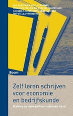 Zelf leren schrijven voor economie en bedrijfskunde - Bas Ka, Verzenden, Nieuw
