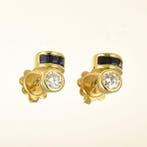Oorbellen - 18 karaat Geel goud Diamant (Natuurlijk) -, Sieraden, Tassen en Uiterlijk, Oorbellen, Nieuw