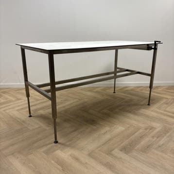 Ergo Swiss  Zit-sta werkbank, 200x100 cm - Gratis Bezorging, Ophalen of Verzenden, Gebruikt