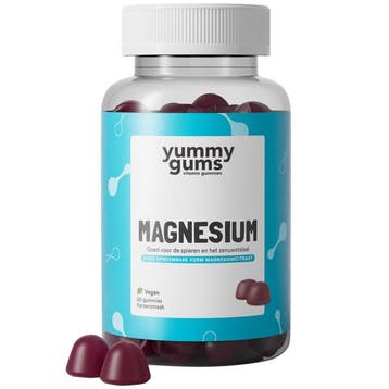 Yummygums  Magnesium  60 Gummies, Verzenden, Nieuw