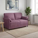 vidaXL 2-Zits Sofa Paars 158 x 83 x 95 cm Fluweel, Verzenden, Minder dan 150 cm, Stof, Nieuw