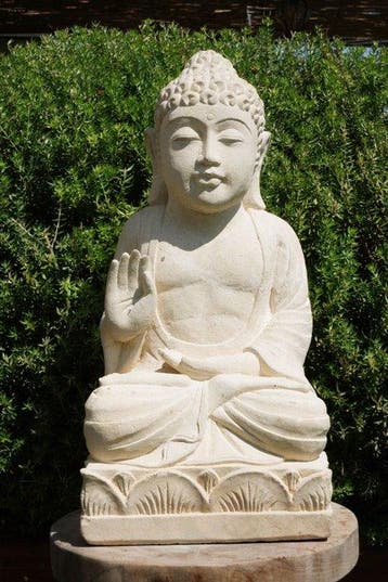 Antica statua del Buddha - sculptuur - Buddha - Indonesië