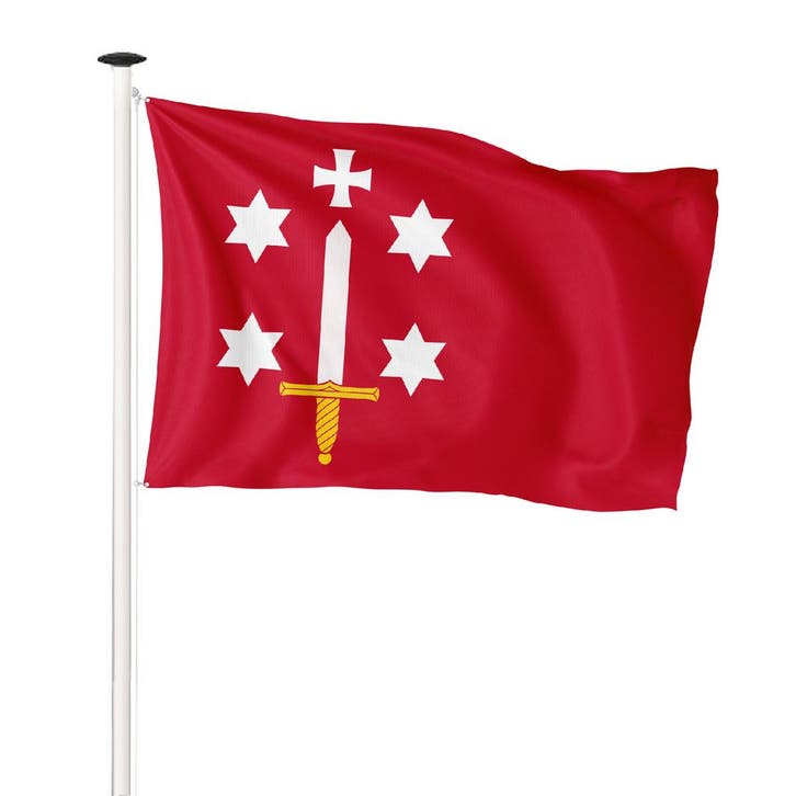 Vlag Haarlem 150x225cm (voor masten 6 en 7 meter), Diversen, Vlaggen en Wimpels, Nieuw