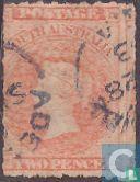 Zuid-Australië - Koningin Victoria - 1856, Verzenden, Gestempeld