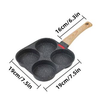 Mini Koekenpan Anti-aanbak voor Eieren en Pannenkoeken