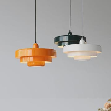 Retro Oranje Plafondlamp - Stijlvolle Hanglamp voor Eetkamer, Huis en Inrichting, Verzenden, Nieuw