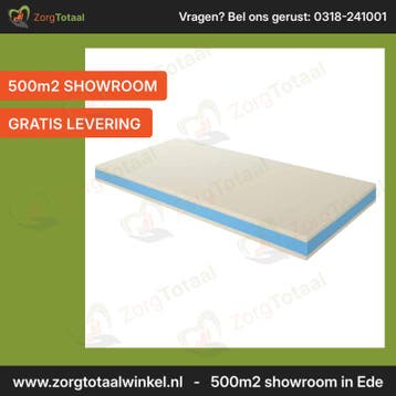 Zorgmatras - Presstige Traagschuim Twin-Care - SensiDense .., 90 cm, Eenpersoons, Nieuw, Ophalen of Verzenden