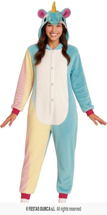 Unicorn Onesie Dames Kigurumimi, Ophalen of Verzenden, Nieuw