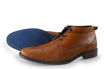 Manfield Veterschoenen in maat 43 Cognac, Kleding | Heren, Schoenen, Manfield, Overige kleuren, Verzenden, Zo goed als nieuw