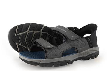 Skechers Sandalen in maat 42 Zwart, Sandalen, Verzenden, Zwart, Zo goed als nieuw
