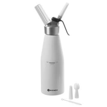 Slagroomapparaat | KitchenLine | Aluminium | Wit | 0.95L | 3, Verzenden, Nieuw in verpakking