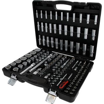 KS Tools 1/4 + 3/8 + 1/2 Dopsleutelset 12-Kant Evolution, Auto diversen, Autogereedschap, Verzenden, Nieuw