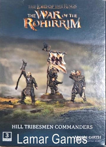 Hill Tribesmen Commanders - Middle Earth SBG (Warhammer, Hobby en Vrije tijd, Ophalen of Verzenden, Nieuw