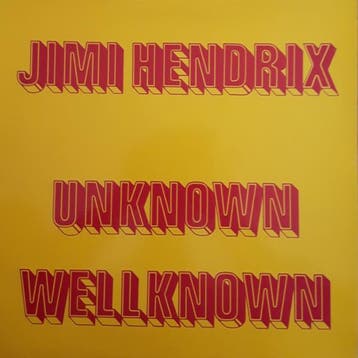 LP gebruikt - Jimi Hendrix - Unknown Wellknown, Verzenden, Zo goed als nieuw, Overige formaten