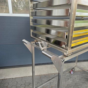 3X ZGAN MEDISCHE  RVS sterilisatie transportwagen met lade's, Ophalen of Verzenden, Nieuw