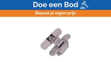 Bieden: Wurth blind deurscharnier chroom satijn, Ophalen of Verzenden, Nieuw, Kombuis en Sanitair, Zeilboot of Motorboot